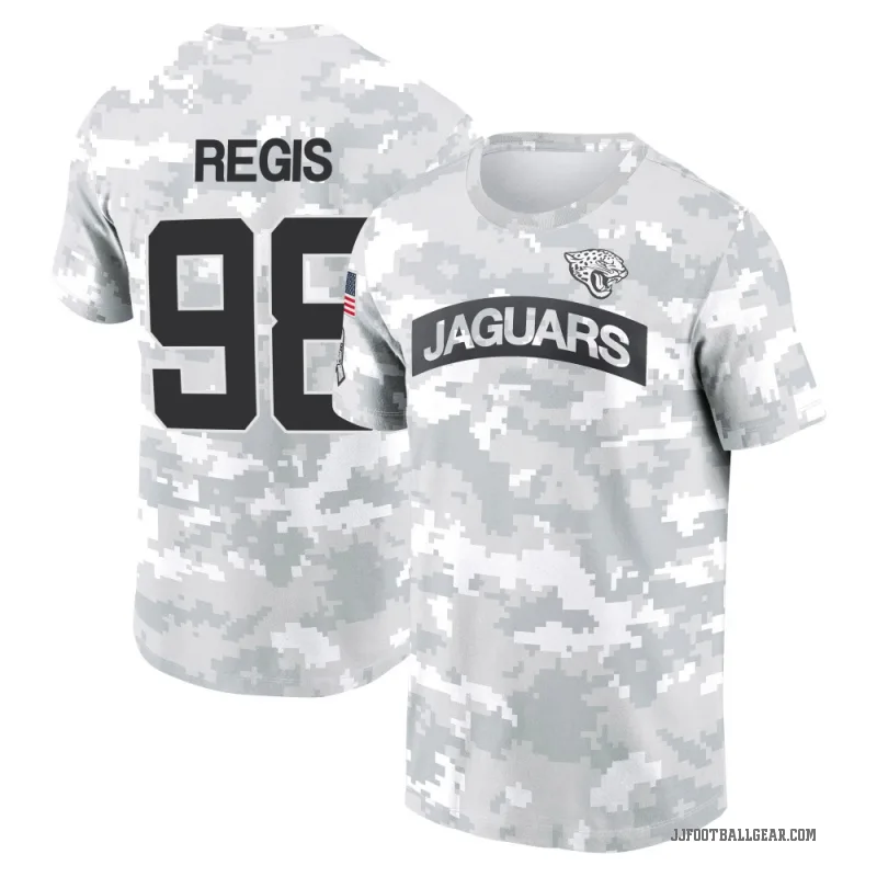 Albert Regis Youth Camo Jacksonville Jaguars Arctic 2024 Salute to Service Performance T-Shirt