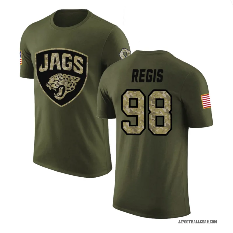 Albert Regis Youth Olive Jacksonville Jaguars Salute to Service T-Shirt