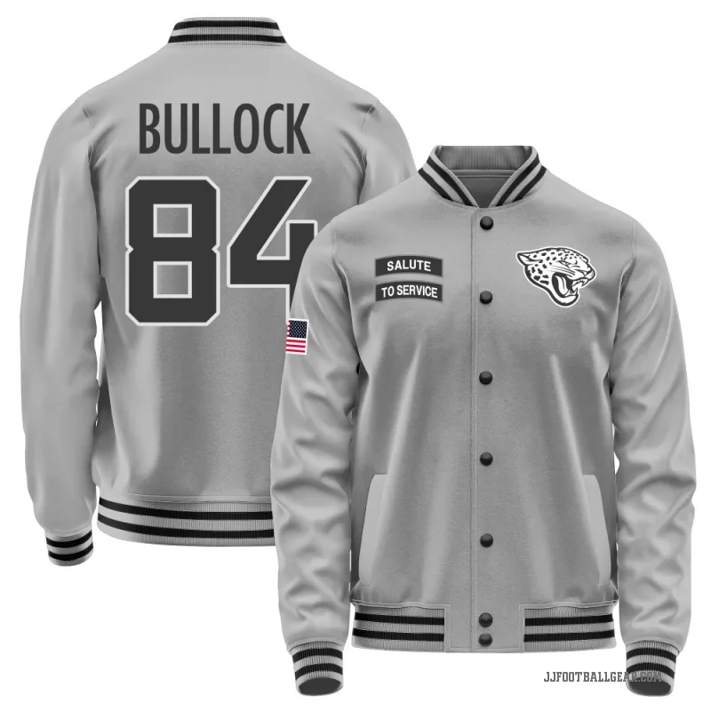 Alex Bullock Men's Gray Jacksonville Jaguars Salute to Service Performance Jacket