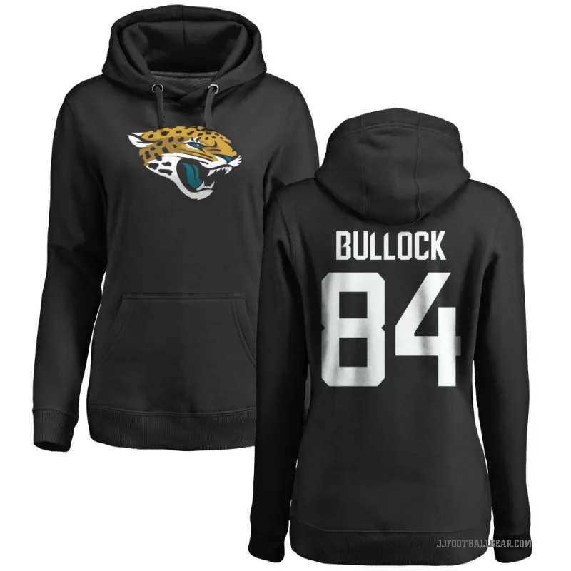 Alex Bullock Women's Black Jacksonville Jaguars Pro Line Logo Pullover Hoodie