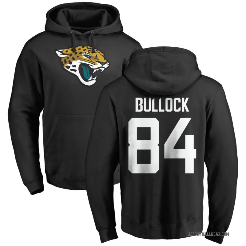 Alex Bullock Youth Black Jacksonville Jaguars Pro Line Logo Pullover Hoodie