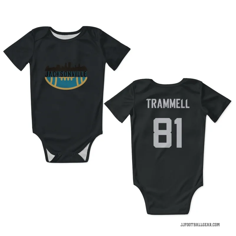 Austin Trammell Black Jacksonville Jaguars Newborn & Infant Bodysuit