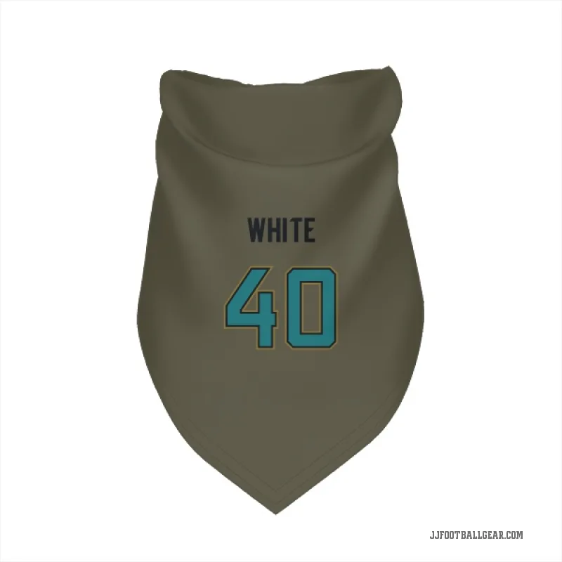 Aydan White  Olive Jacksonville Jaguars  Cat & Dog Pet Bandana