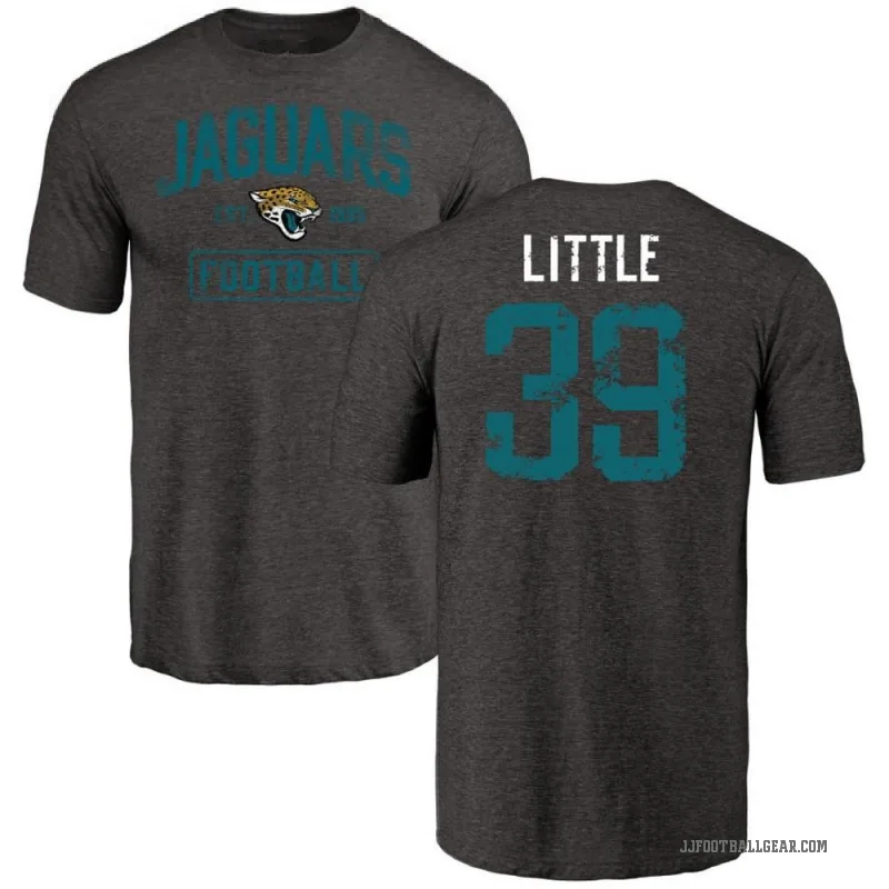 Cam Little Men's Black Jacksonville Jaguars Distressed T-Shirt