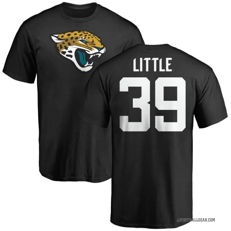 Cam Little Men's Black Jacksonville Jaguars Logo T-Shirt -