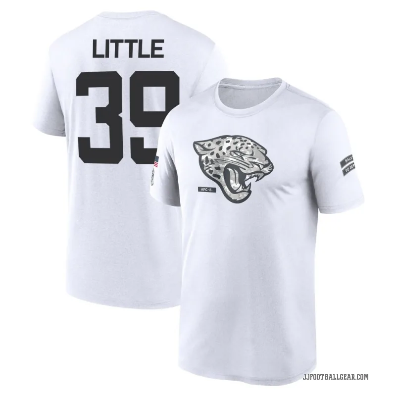 Cam Little Men's White Jacksonville Jaguars 2024 Salute to Service Performance T-Shirt