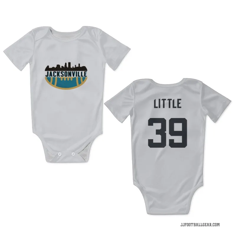 Cam Little  White Jacksonville Jaguars  Newborn & Infant Bodysuit
