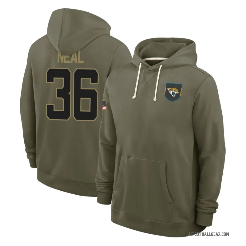Devin Neal Men's Olive Jacksonville Jaguars 2025 Salute to Service Hoodie