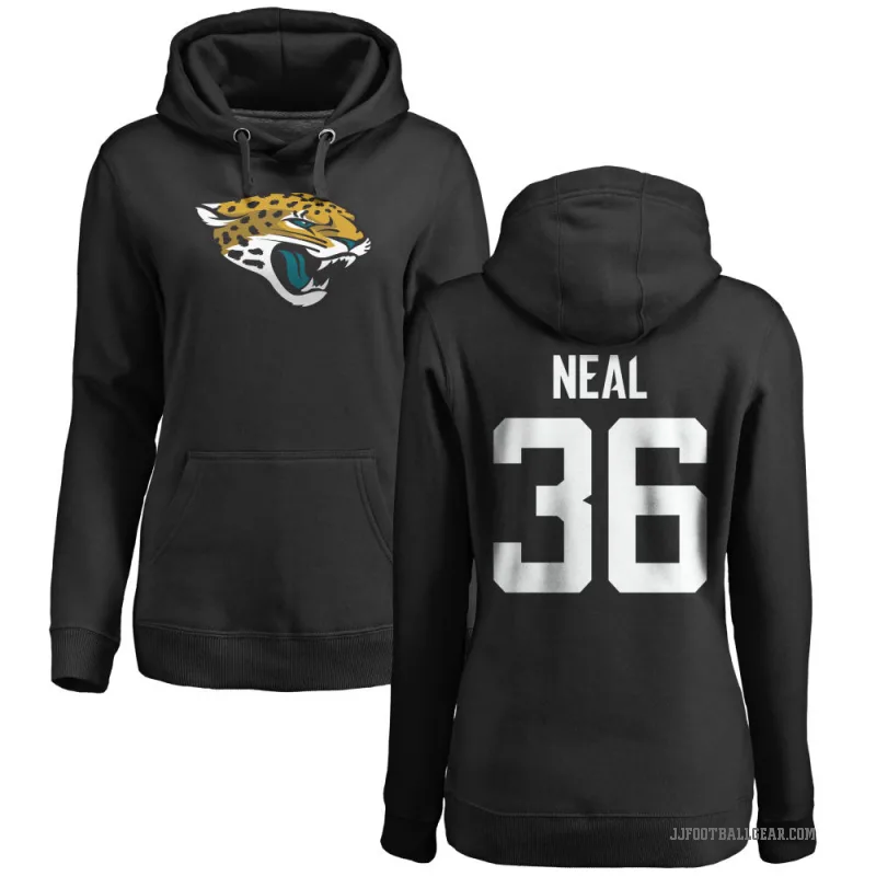 Devin Neal Women's Black Jacksonville Jaguars Pro Line Logo Pullover Hoodie