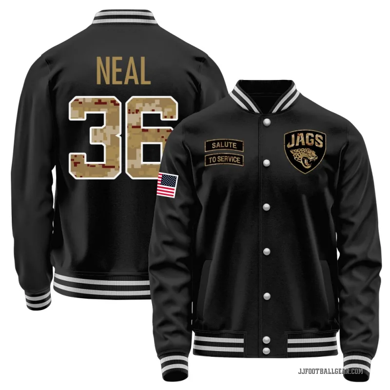 Devin Neal Youth Black Jacksonville Jaguars Salute to Service Sideline Performance Jacket
