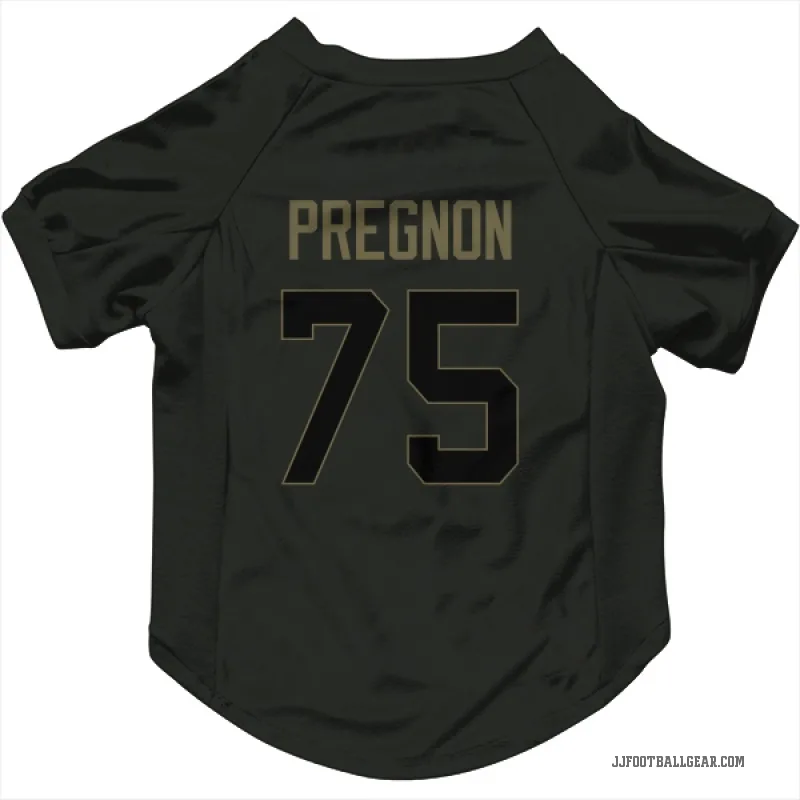 Emmanuel Pregnon  Black Jacksonville Jaguars  Service Cat & Dog Pet Jersey