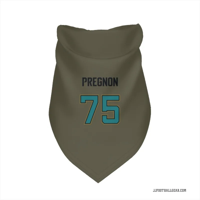 Emmanuel Pregnon  Olive Jacksonville Jaguars  Cat & Dog Pet Bandana