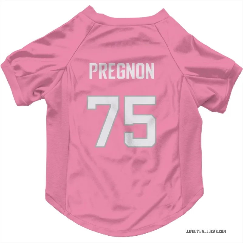 Emmanuel Pregnon  Pink Jacksonville Jaguars  Cat & Dog Pet Jersey