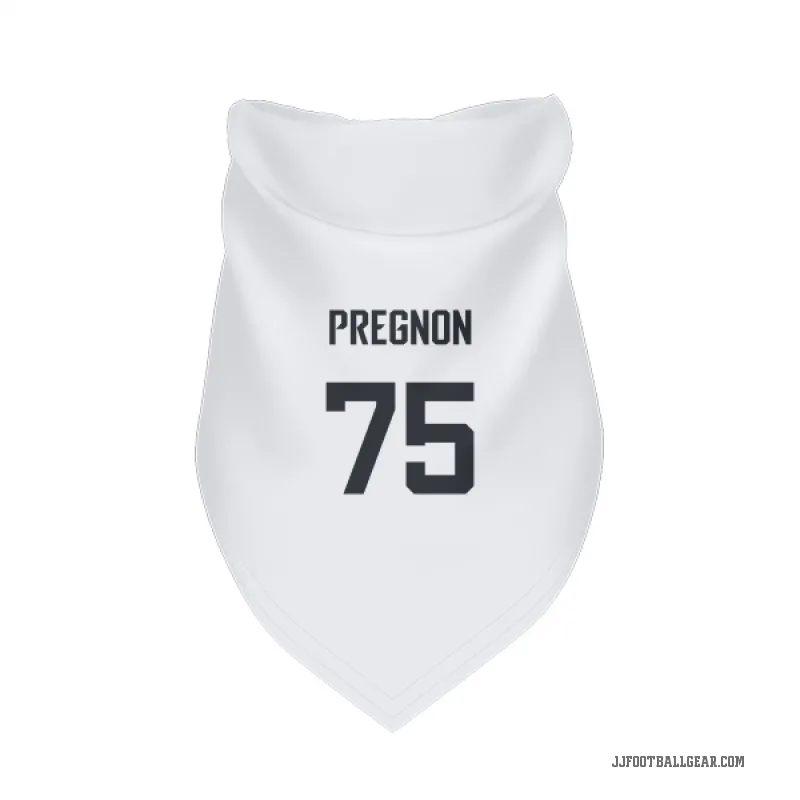 Emmanuel Pregnon  White Jacksonville Jaguars  Cat & Dog Pet Bandana