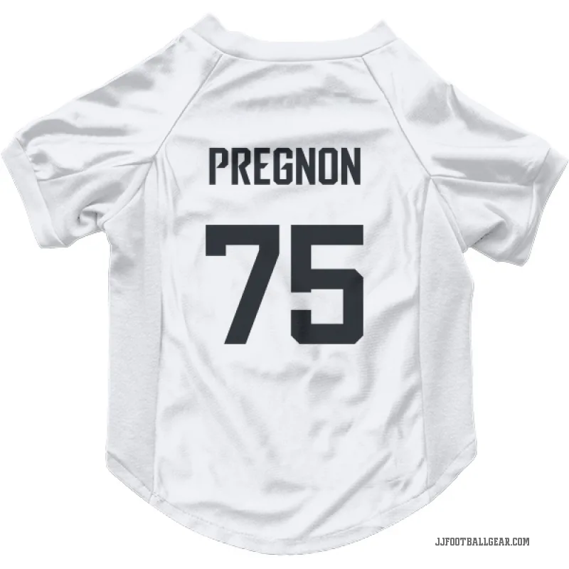 Emmanuel Pregnon  White Jacksonville Jaguars  Cat & Dog Pet Jersey