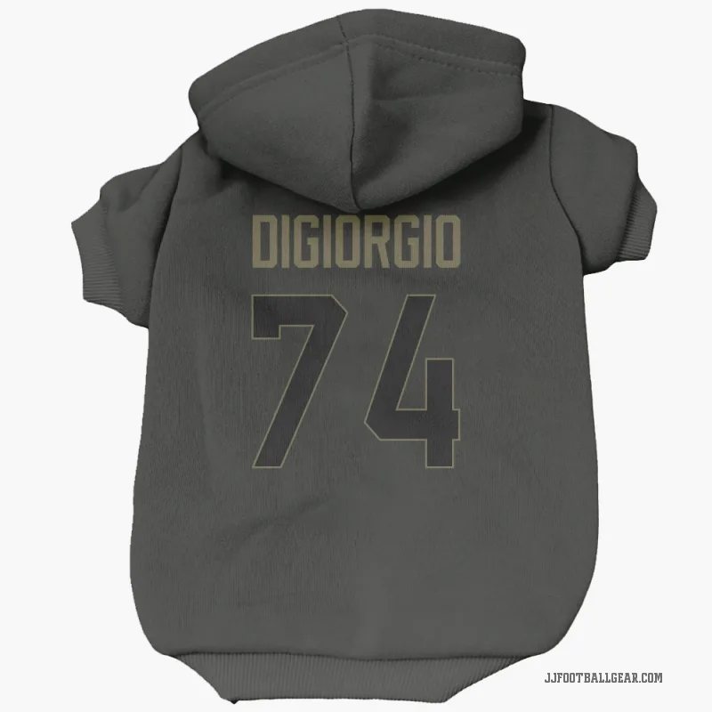 Garrett DiGiorgio  Black Jacksonville Jaguars  Service Cat & Dog Pet Hoodie