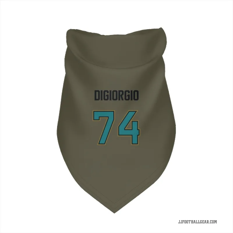Garrett DiGiorgio  Olive Jacksonville Jaguars  Cat & Dog Pet Bandana
