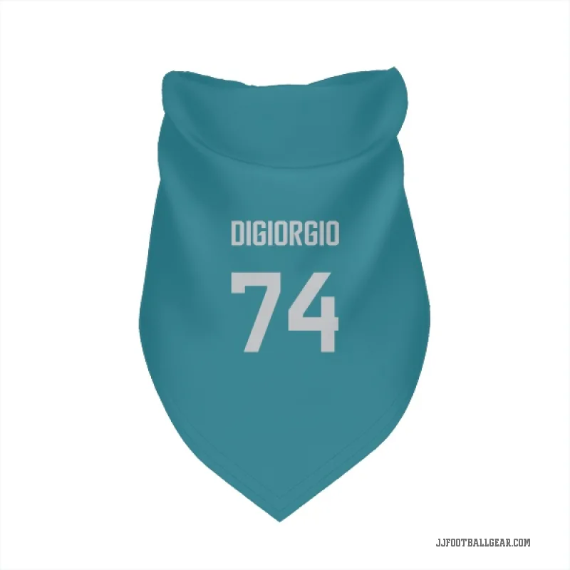 Garrett DiGiorgio  Teal Jacksonville Jaguars  Cat & Dog Pet Bandana