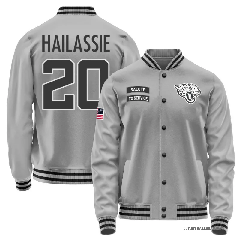 Kahlef Hailassie Men's Gray Jacksonville Jaguars Salute to Service Performance Jacket