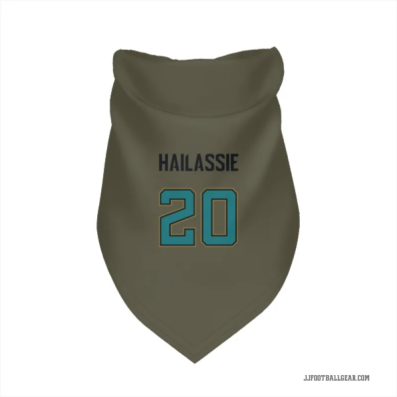 Kahlef Hailassie  Olive Jacksonville Jaguars  Cat & Dog Pet Bandana