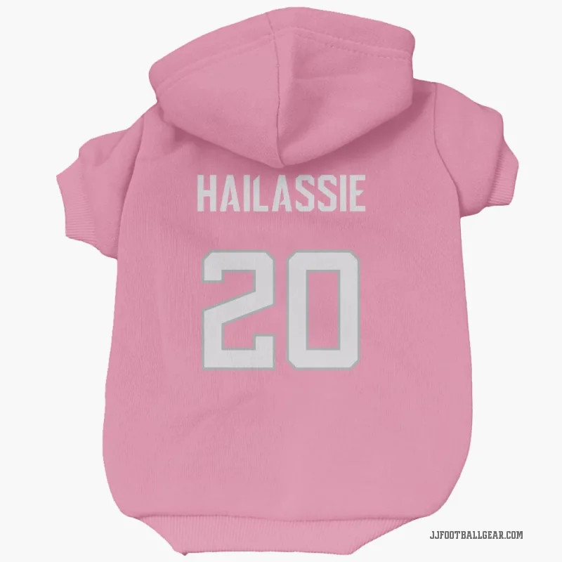 Kahlef Hailassie  Pink Jacksonville Jaguars  Cat & Dog Pet Hoodie