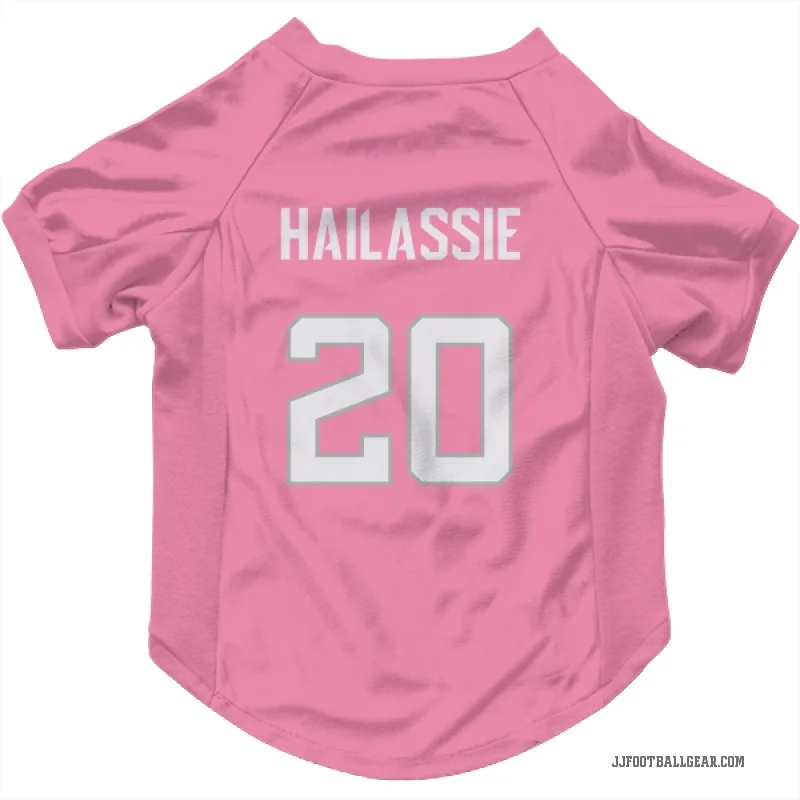 Kahlef Hailassie  Pink Jacksonville Jaguars  Cat & Dog Pet Jersey