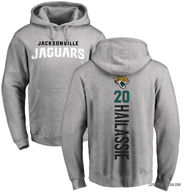 Kahlef Hailassie Youth Jacksonville Jaguars Pro Line Ash Backer Pullover Hoodie