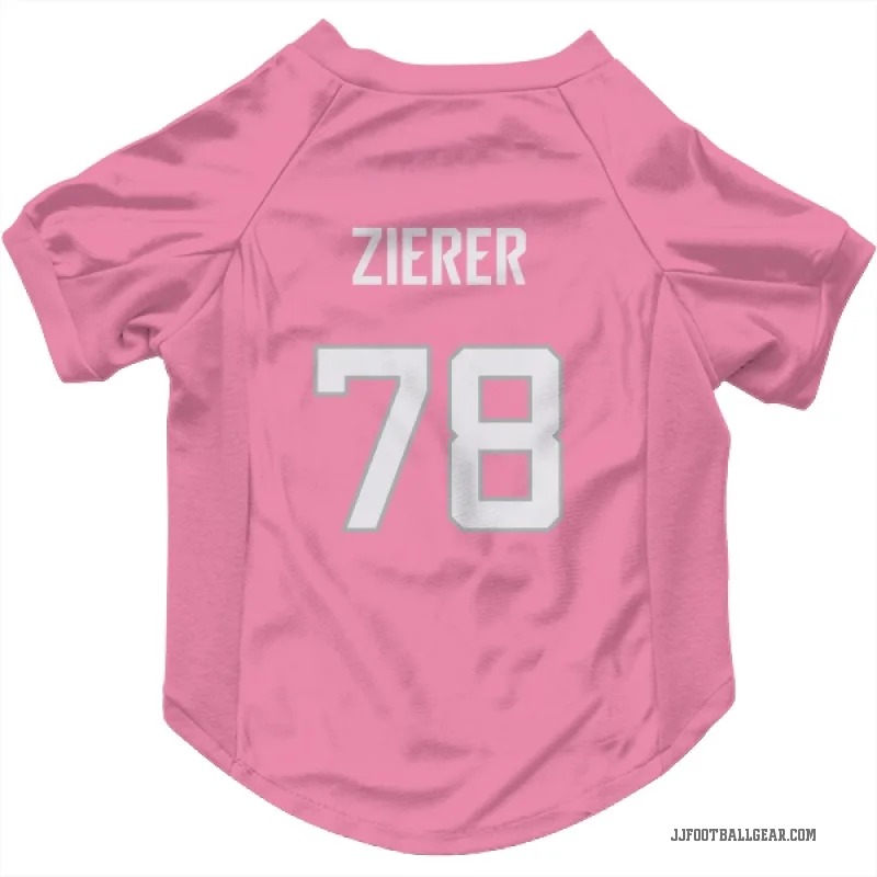 Kilian Zierer  Pink Jacksonville Jaguars  Cat & Dog Pet Jersey