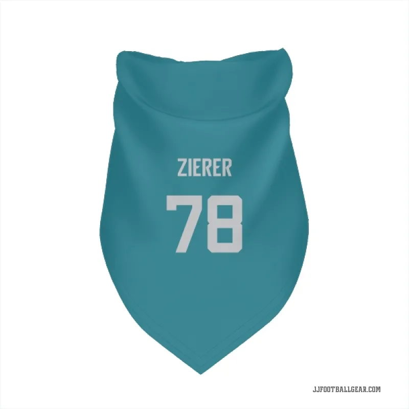Kilian Zierer  Teal Jacksonville Jaguars  Cat & Dog Pet Bandana