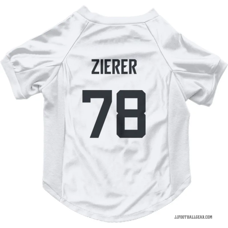 Kilian Zierer  White Jacksonville Jaguars  Cat & Dog Pet Jersey