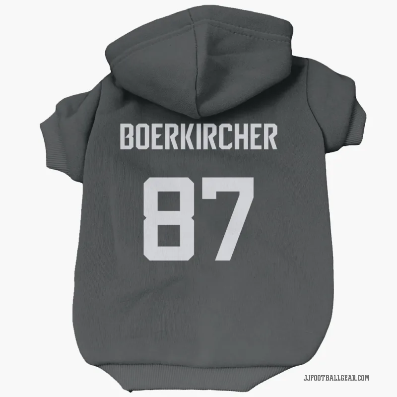 Nate Boerkircher  Black Jacksonville Jaguars  Cat & Dog Pet Hoodie