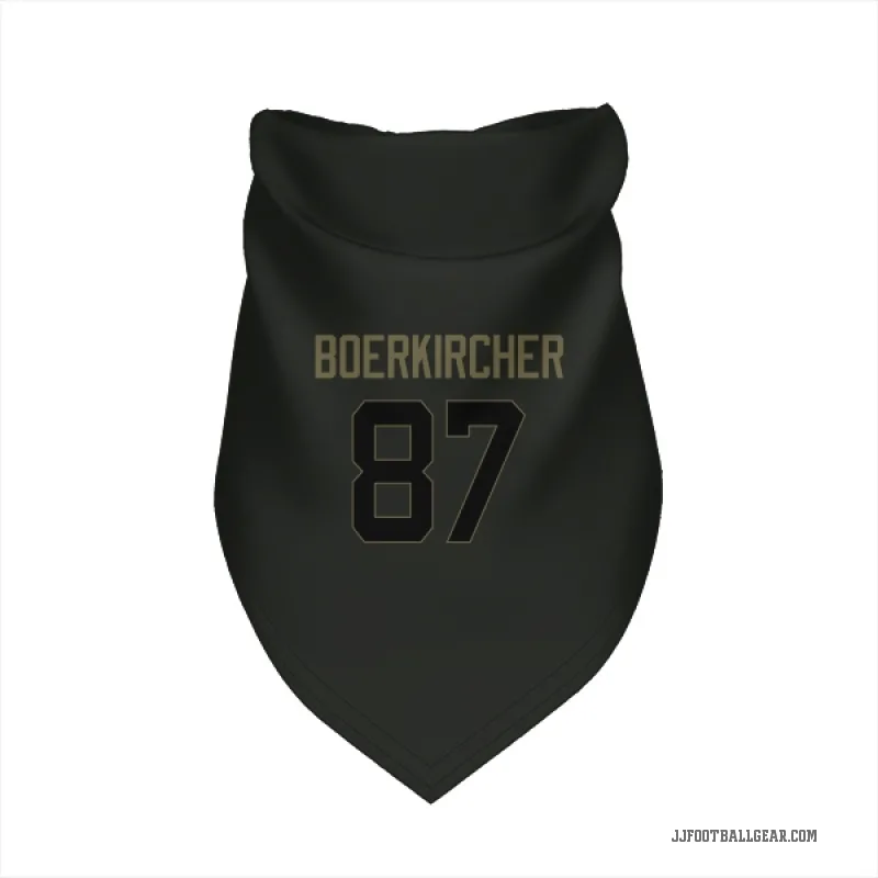 Nate Boerkircher  Black Jacksonville Jaguars  Service Cat & Dog Pet Bandana