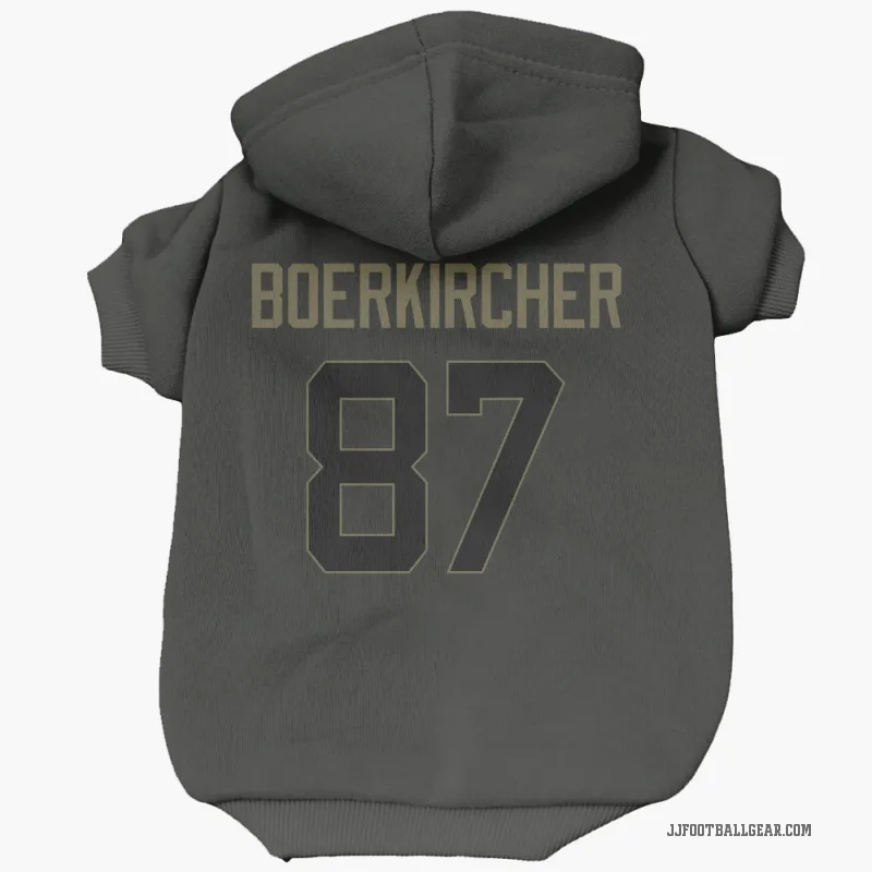 Nate Boerkircher  Black Jacksonville Jaguars  Service Cat & Dog Pet Hoodie
