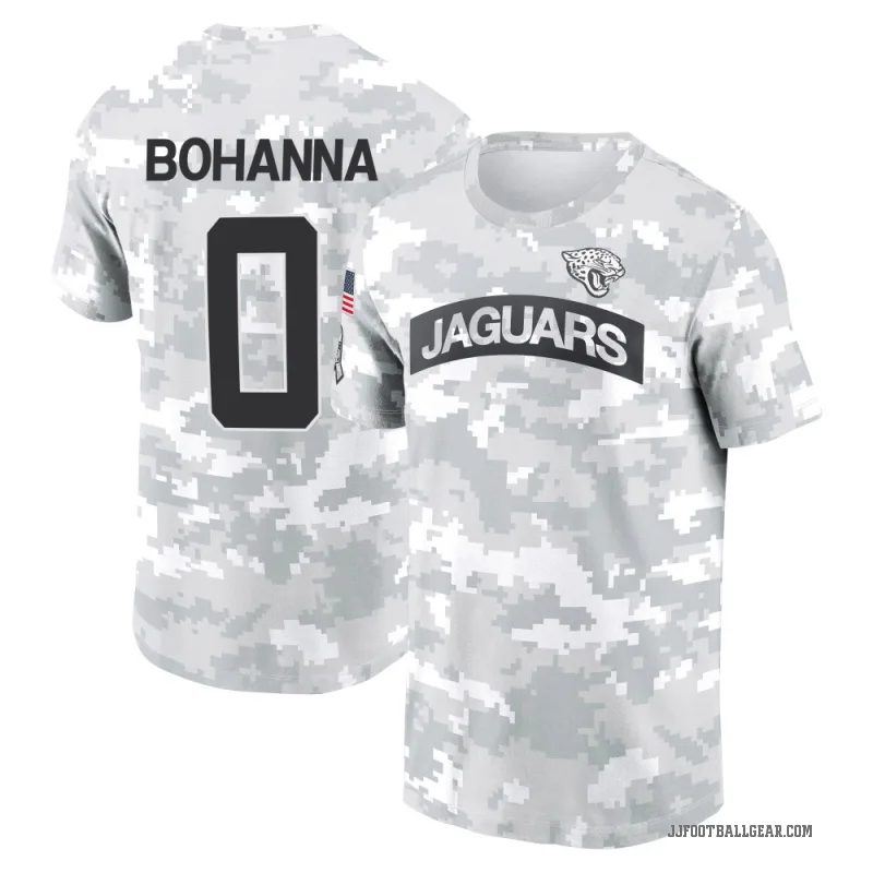Quinton Bohanna Youth Camo Jacksonville Jaguars Arctic 2024 Salute to Service Performance T-Shirt