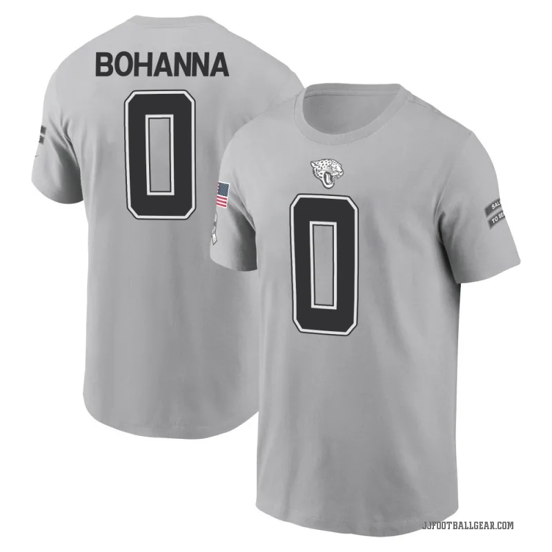 Quinton Bohanna Youth Gray Jacksonville Jaguars 2024 Salute to Service T-Shirt