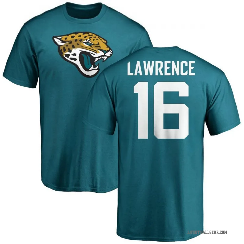 Trevor Lawrence Men's Teal Jacksonville Jaguars Logo T-Shirt -
