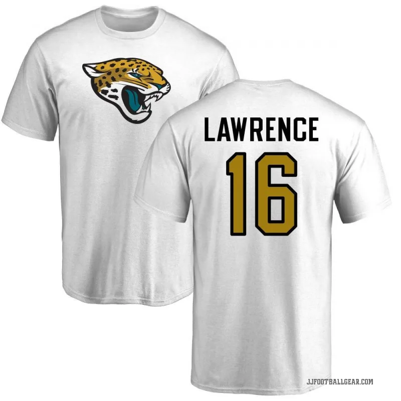 Trevor Lawrence Men's White Jacksonville Jaguars Logo T-Shirt -
