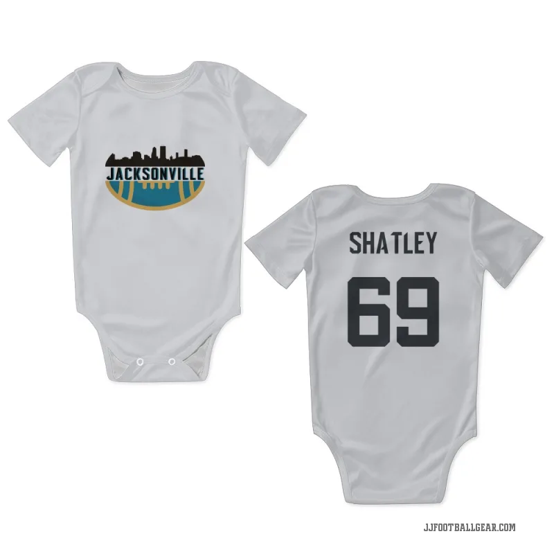 Tyler Shatley  White Jacksonville Jaguars  Newborn & Infant Bodysuit