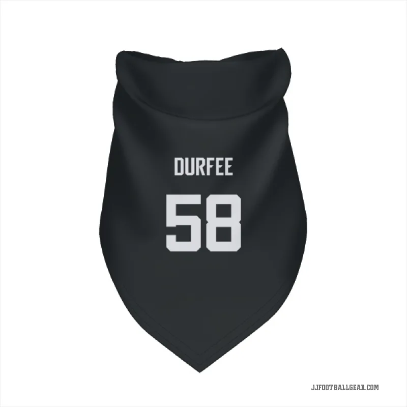 Zach Durfee Black Jacksonville Jaguars Cat & Dog Pet Bandana