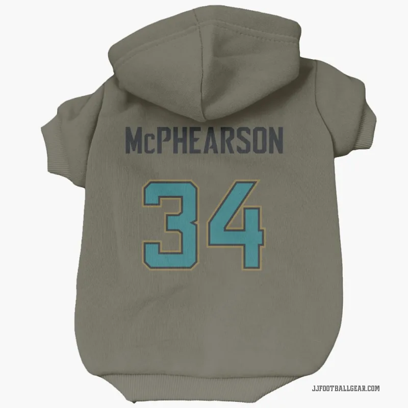 Zech McPhearson  Olive Jacksonville Jaguars  Cat & Dog Pet Hoodie