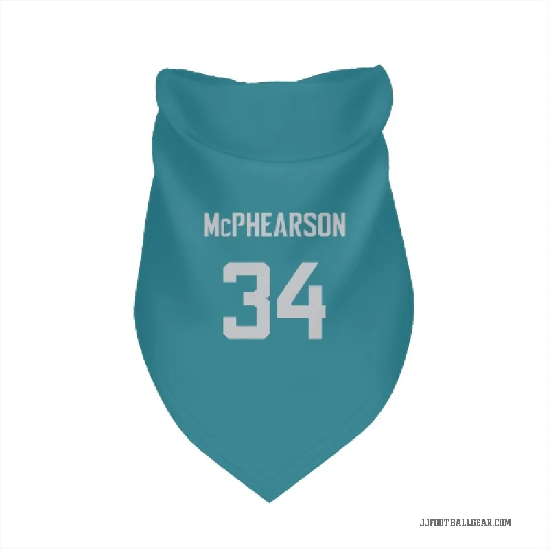 Zech McPhearson  Teal Jacksonville Jaguars  Cat & Dog Pet Bandana