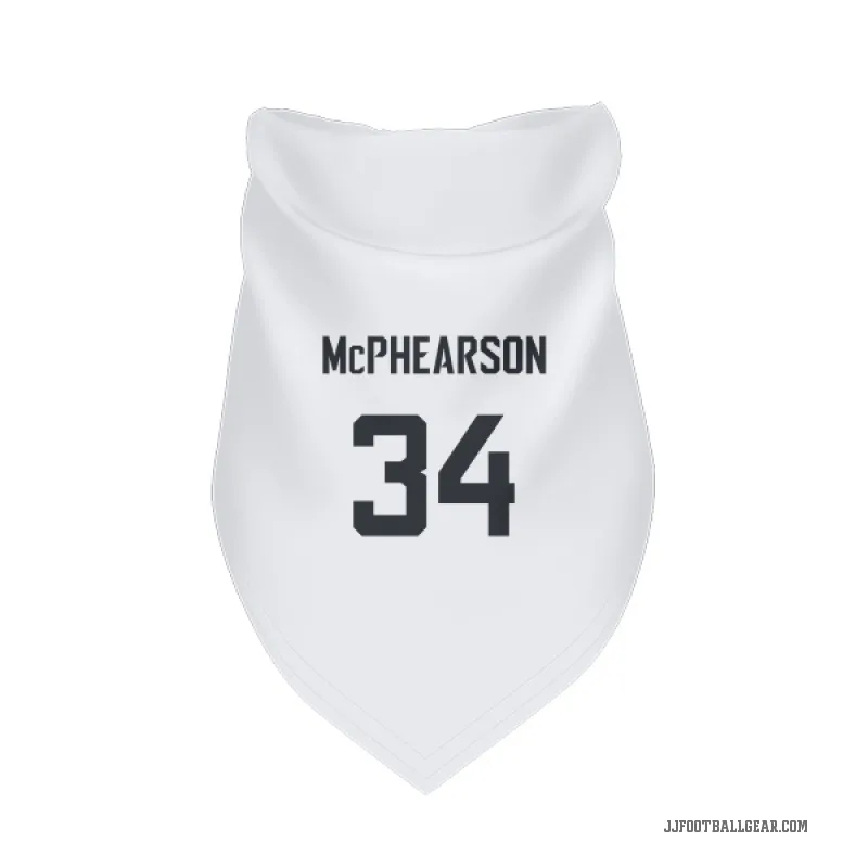 Zech McPhearson  White Jacksonville Jaguars  Cat & Dog Pet Bandana