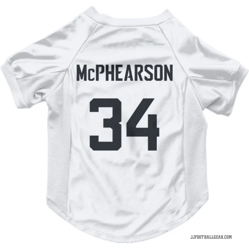 Zech McPhearson  White Jacksonville Jaguars  Cat & Dog Pet Jersey